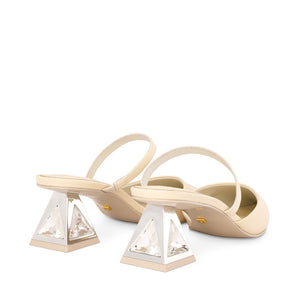 AISHA ICE CREAM / GOLD PUMPS