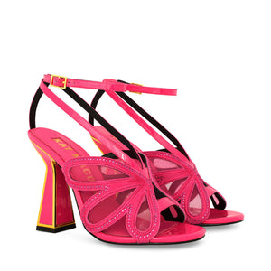 CRISSY LUMINOUS PINK SANDALS