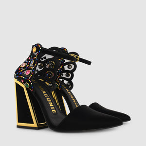 NAIRA SANDALS BLACK / MULTI