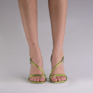 KABITA LIQUID LIME SANDALS