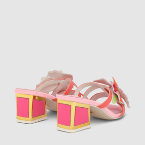 EVE CHEEKY PINK MULTI SANDALS